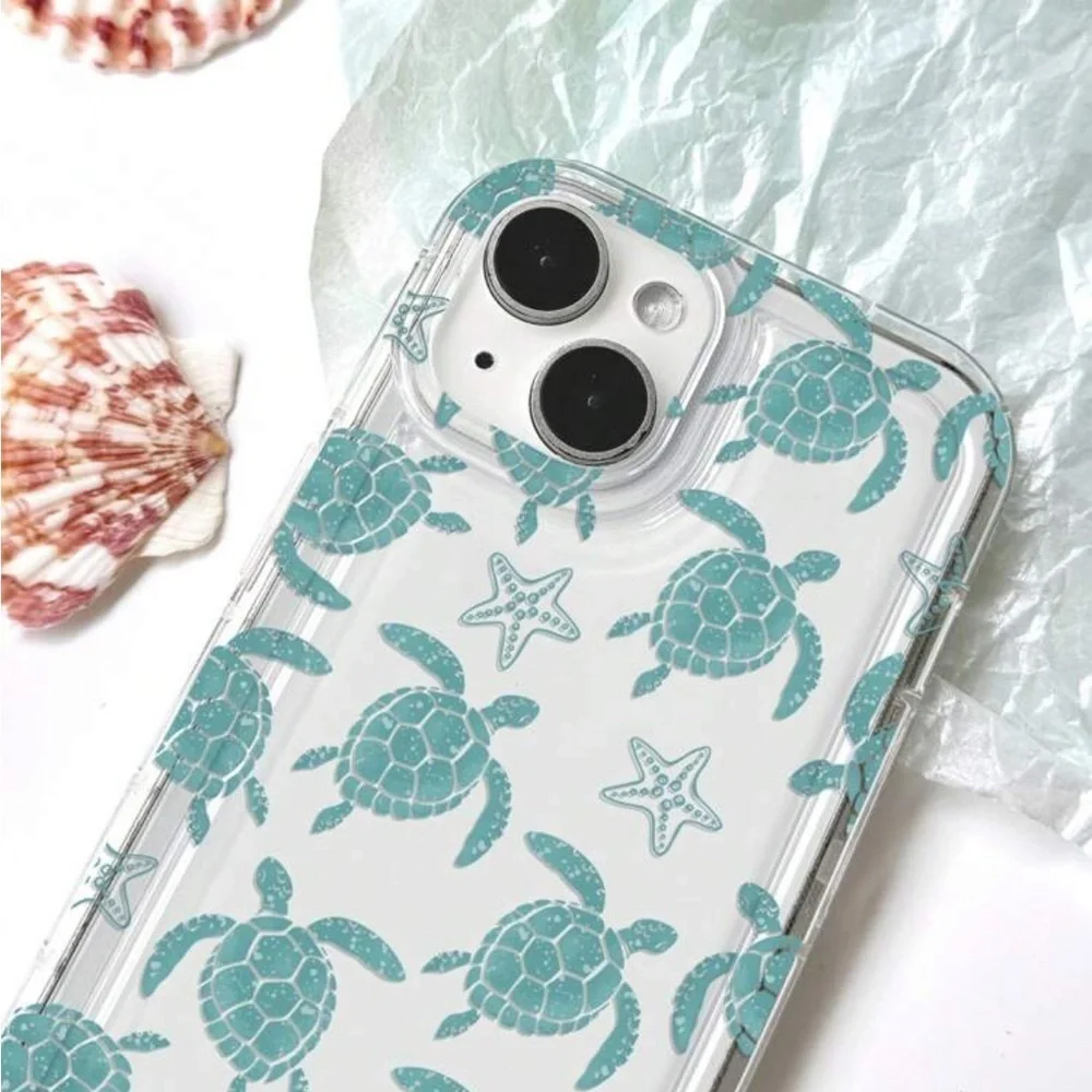 ⚠️Clearance iPhone 14 Pro/Pro Max Blue Sea Turtle Phone Case - Picture 3 of 3